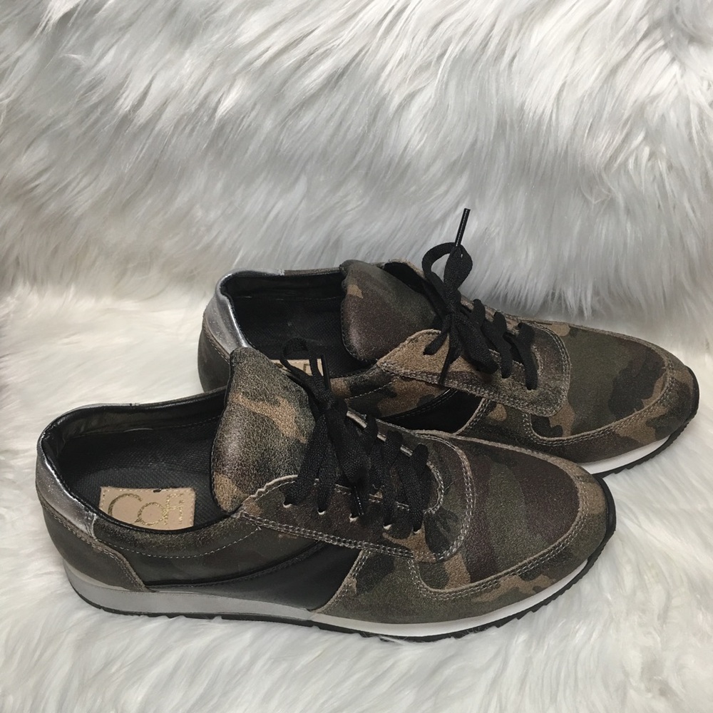 CoFi Genuine Leather camo sneakers